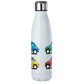 Reusable Stainless Steel Insulated Drinks Bottle 500ml - Retro Fiat 500