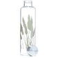 Reusable 500ml Glass Water Bottle with Protective Neoprene Sleeve - Pampas Grass