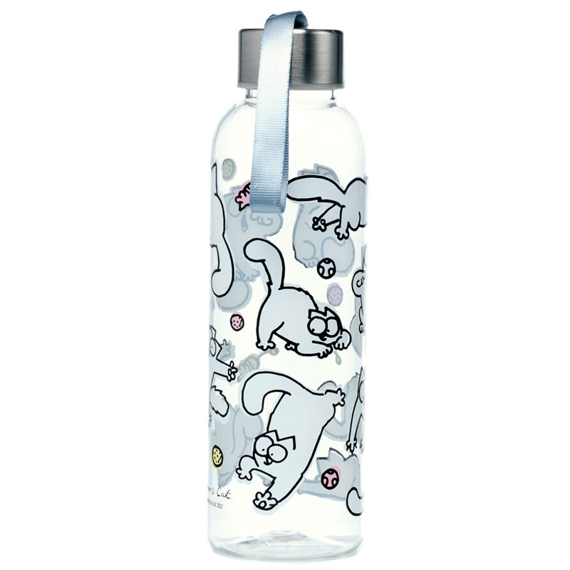 Reusable Simon's Cat 2021 500ml Water Bottle with Metallic Lid