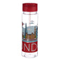 Reusable London Skyline 550ml Water Bottle with Flip Straw