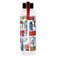 Reusable London Icons 500ml Water Bottle with Metallic Lid