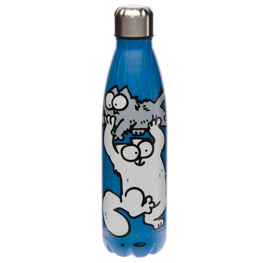 Reusable Stainless Steel Insulated Drinks Bottle 500ml - Simon's Cat