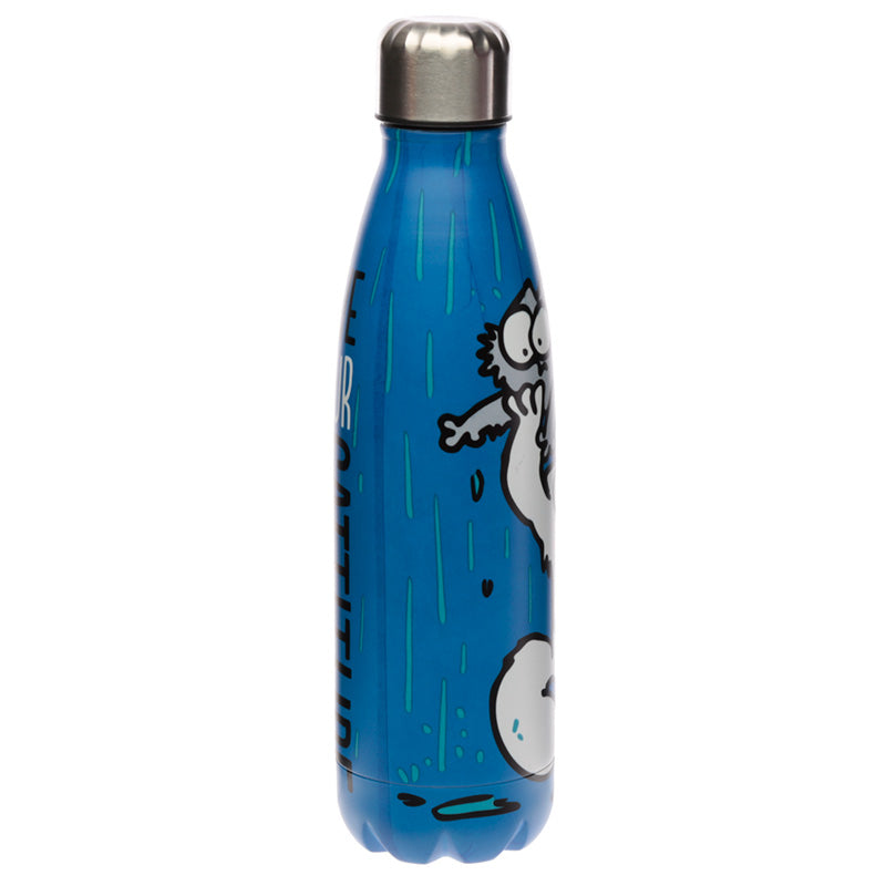 Reusable Stainless Steel Insulated Drinks Bottle 500ml - Simon's Cat