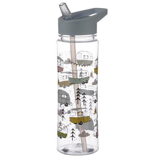 Reusable Wildwood Caravan 550ml Water Bottle with Flip Straw