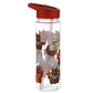 Reusable Maneki Neko Lucky Cat 550ml Water Bottle with Flip Straw