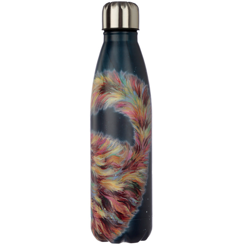 Reusable Stainless Steel Insulated Drinks Bottle 500ml - Kim Haskins Rainbow Cat