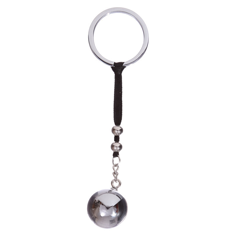 Spiritual Buddha Metal Ball Keyring