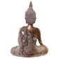 Thai Buddha Figurine - Gold and White Meditation