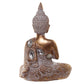 Thai Buddha Figurine - Gold and White Meditation