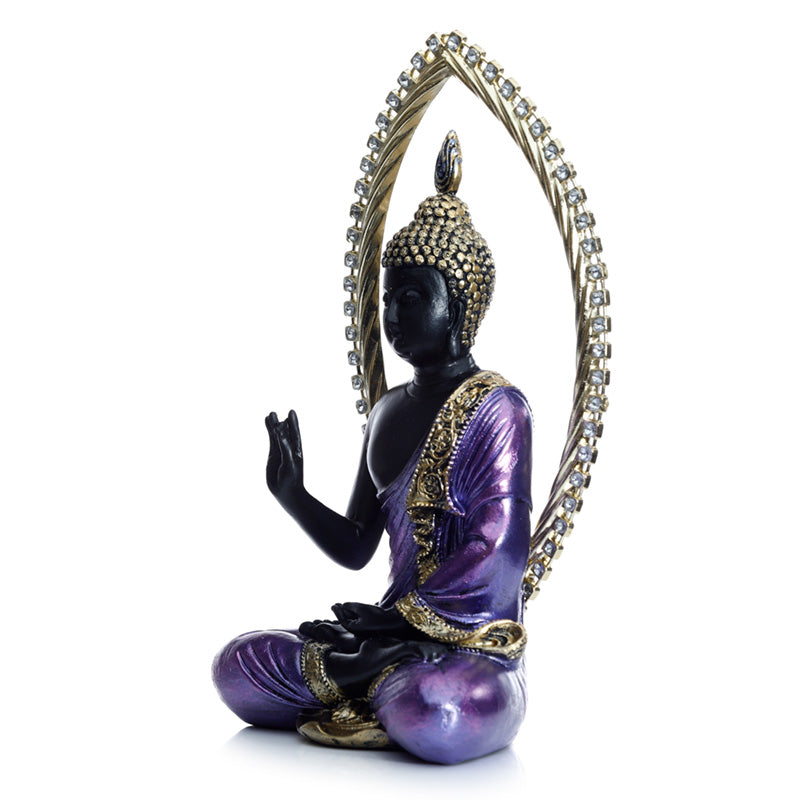 Decorative Gold and Black Buddha - Meditating