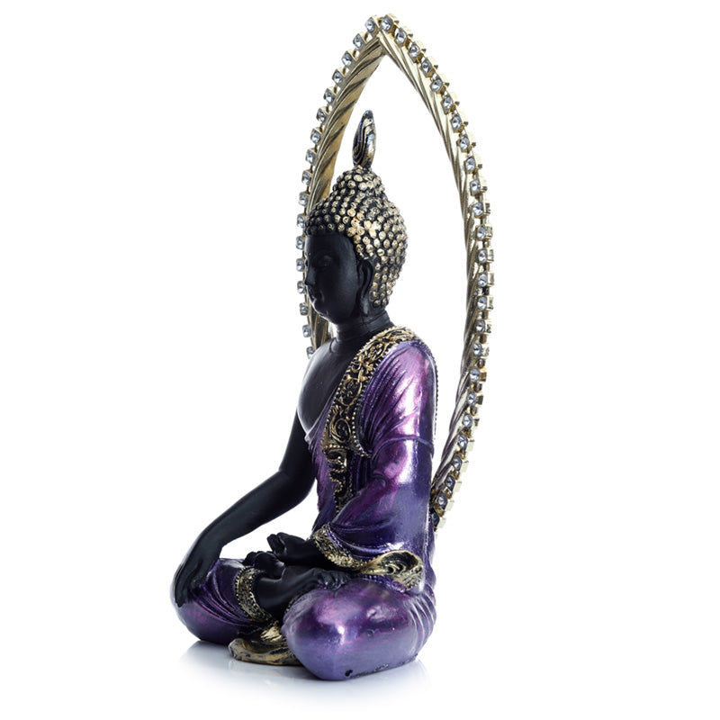 Decorative Gold and Black Buddha - Meditating