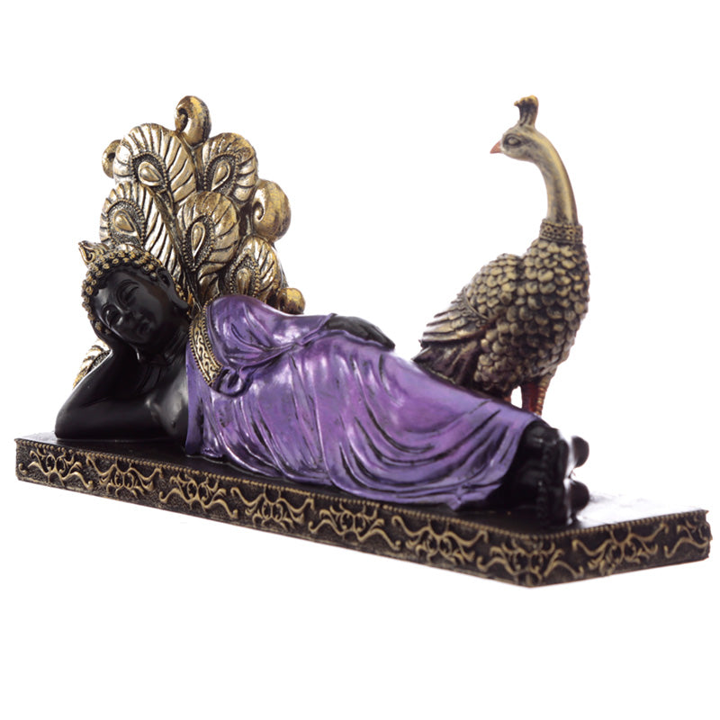 Decorative Purple and Black Buddha - Meditation