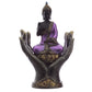 Decorative Purple and Black Buddha - Protector