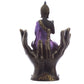 Decorative Purple and Black Buddha - Protector