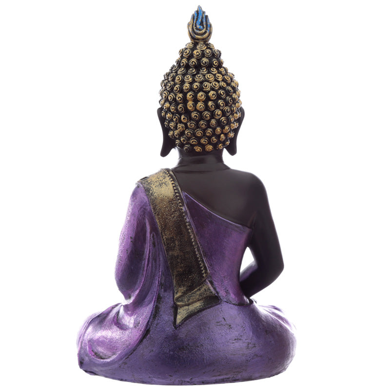 Decorative Purple and Black Buddha - Contemplation