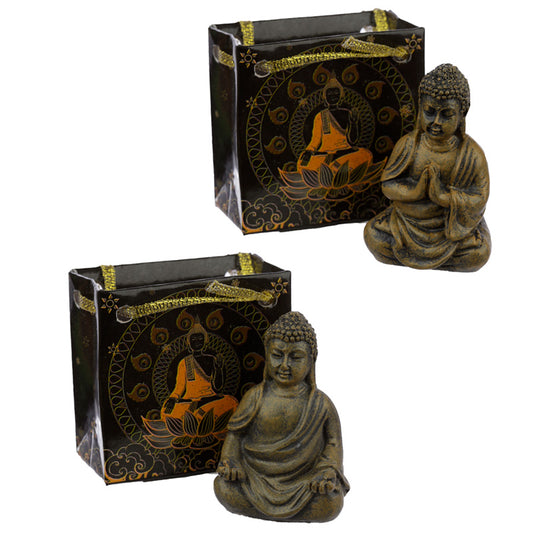 Mini Thai Buddha Figurine in a Gift Bag