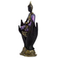 Decorative Purple, Gold  and  Black Thai Buddha - Sitting in Hand