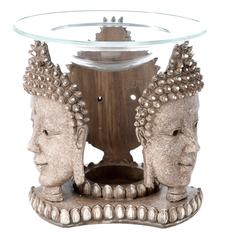 Thai Buddha Weathered Stone Effect Oil and Wax Burner