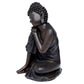 Peace of the East Brushed Wood Effect Small Thai Buddha