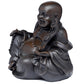 Peace of the East Brushed Wood Effect Lucky Buddha