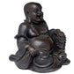 Peace of the East Brushed Wood Effect Lucky Buddha