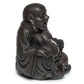 Decorative Ornament - Peace of the East Wood Effect Mini Chinese Laughing Buddha