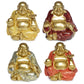 Decorative Ornament - Mini Lucky Glitter Chinese Laughing Buddha 8cm