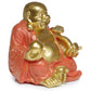 Decorative Ornament - Mini Lucky Glitter Chinese Laughing Buddha 8cm