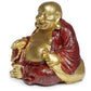 Decorative Ornament - Mini Lucky Glitter Chinese Laughing Buddha 8cm