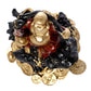 Decorative Chinese Buddha on Coins and Wealth Toad