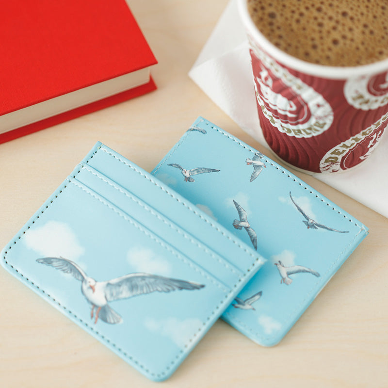 Contactless Protection Fabric Card Holder Wallet - Seagull Buoy