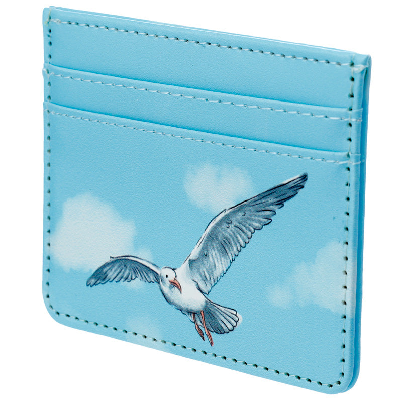 Contactless Protection Fabric Card Holder Wallet - Seagull Buoy