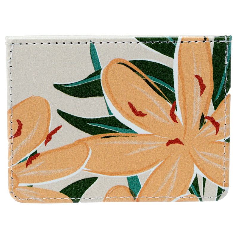 Contactless Protection Fabric Card Holder Wallet - Florens Botanical