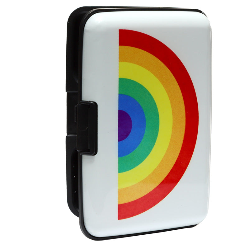 Contactless Protection Card Holder Wallet - Somewhere Rainbow