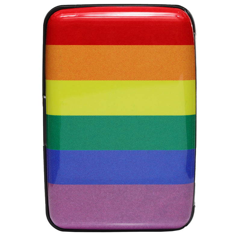 Contactless Protection Card Holder Wallet - Somewhere Rainbow