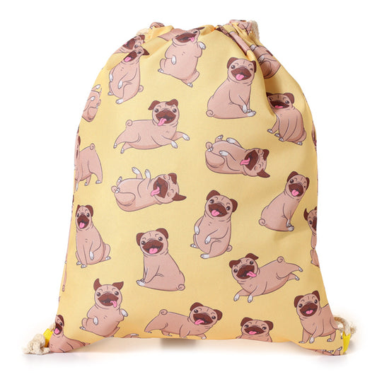 Handy Drawstring Bag - Mopps Pug