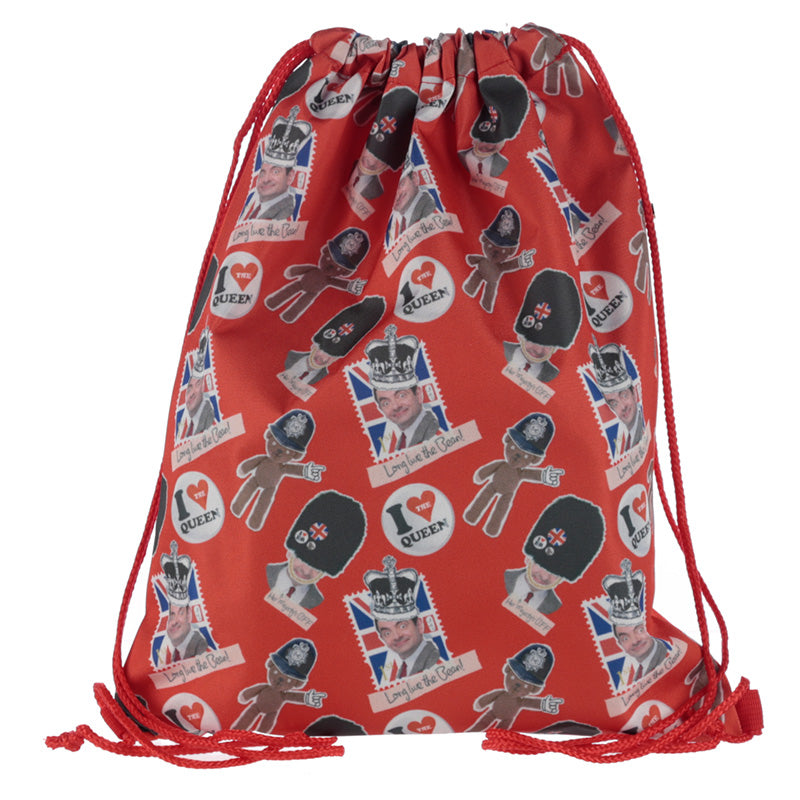 Handy Drawstring Bag - Mr Bean Long Live the Bean