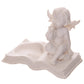 Decorative Cherub Tea Light Holder Sitting on Book