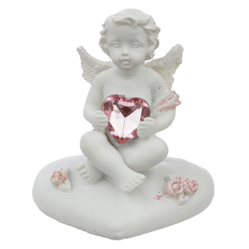 Collectable Peace of Heaven Cherub - Heart of the Rose