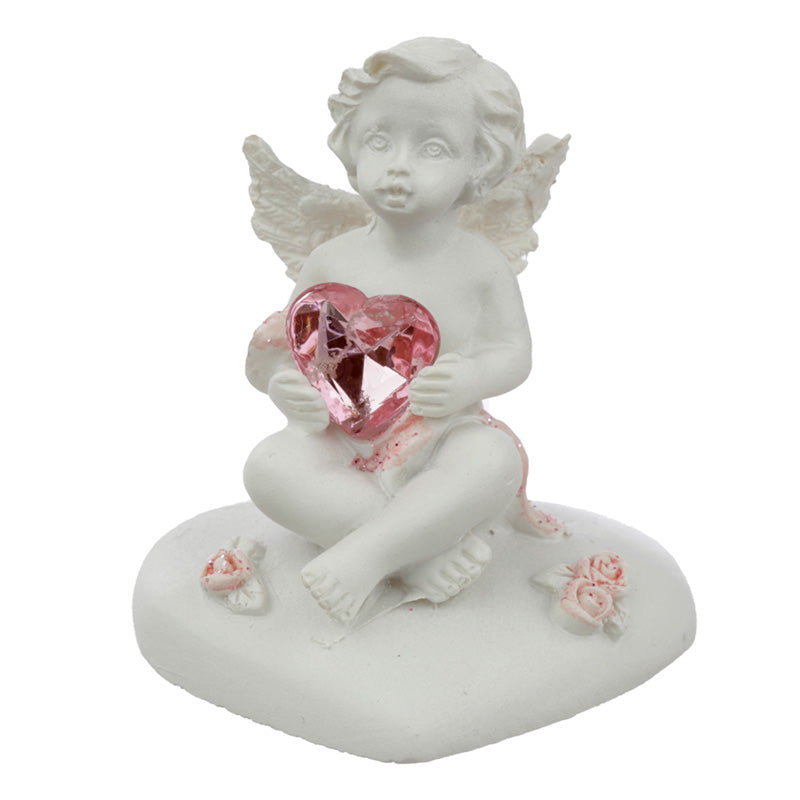 Collectable Peace of Heaven Cherub - Heart of the Rose