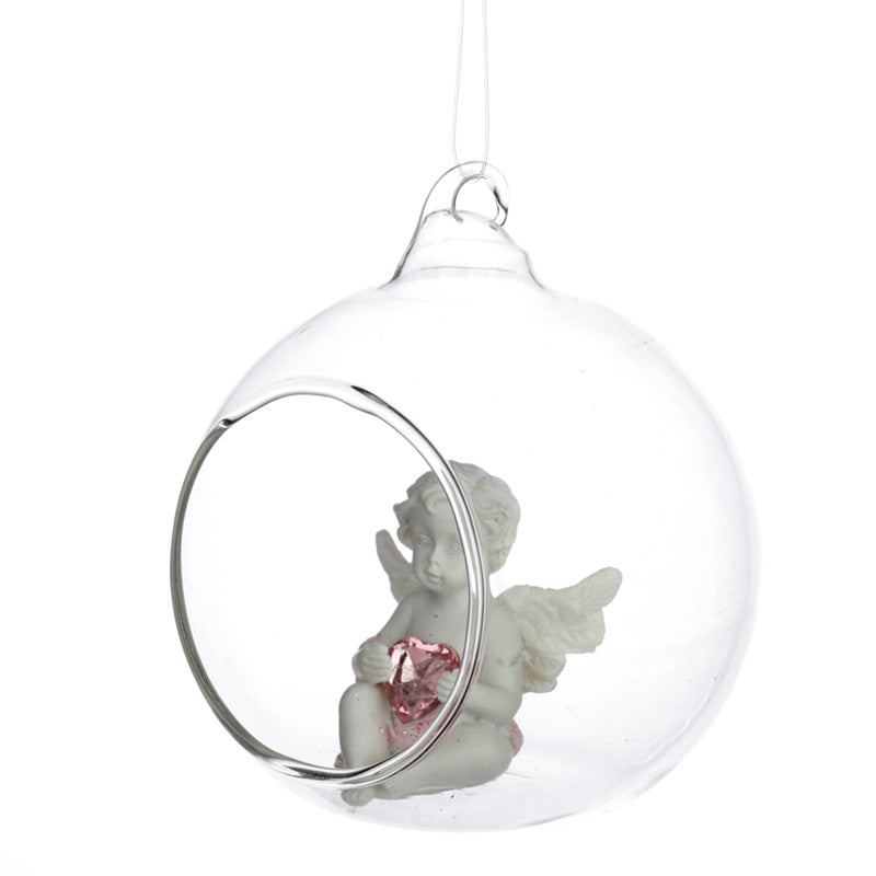 Collectable Peace of Heaven Cherub - Sweet Dream Glass Bauble