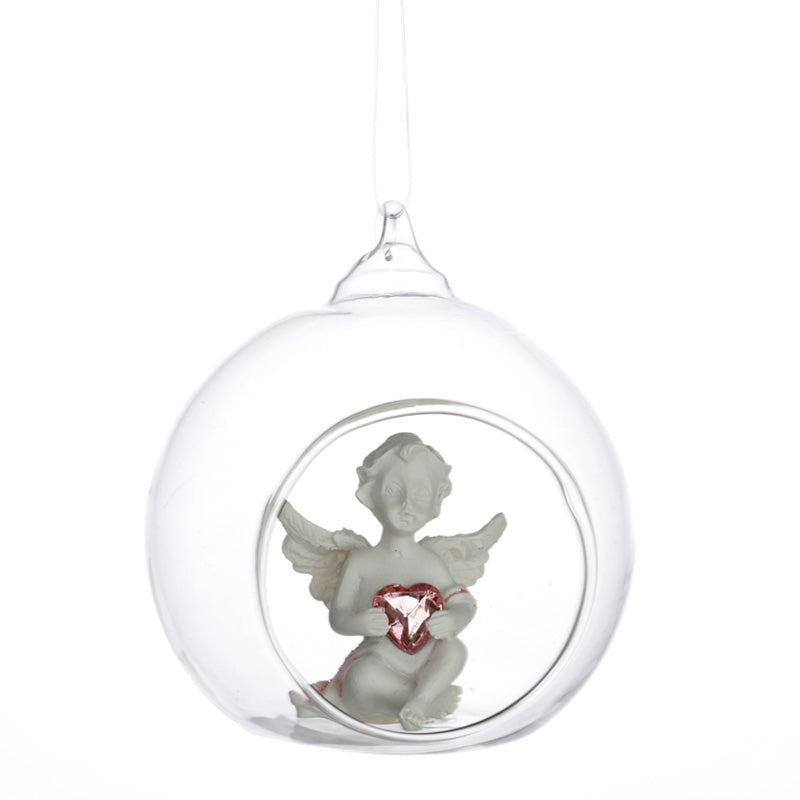 Collectable Peace of Heaven Cherub - Sweet Dream Glass Bauble