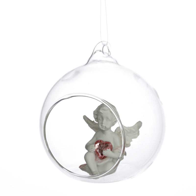 Collectable Peace of Heaven Cherub - Sweet Dream Glass Bauble