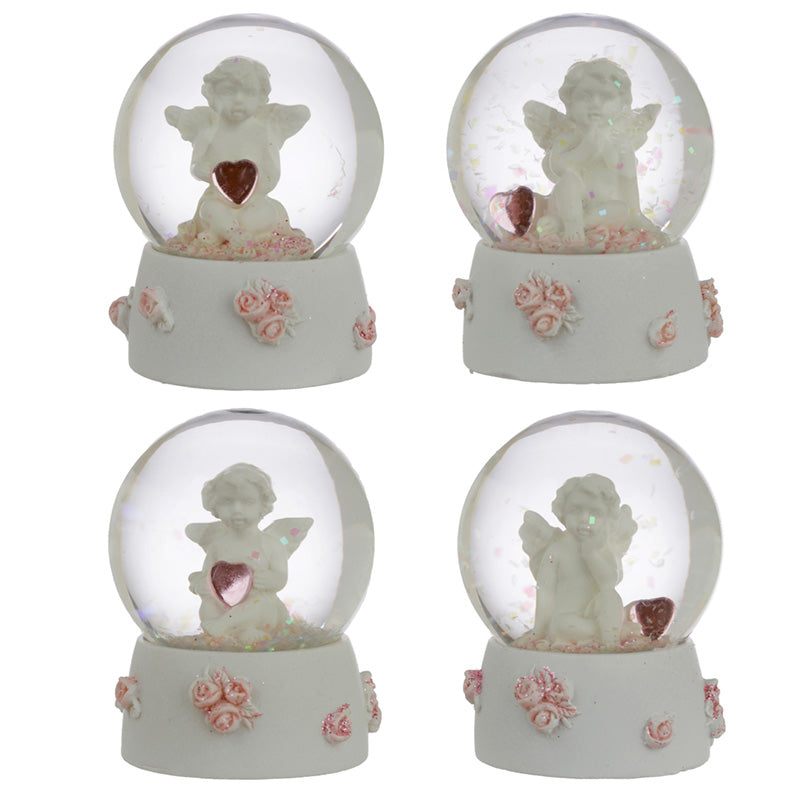 Collectable Peace of Heaven Cherub - Sweet Dreams Snow Globe