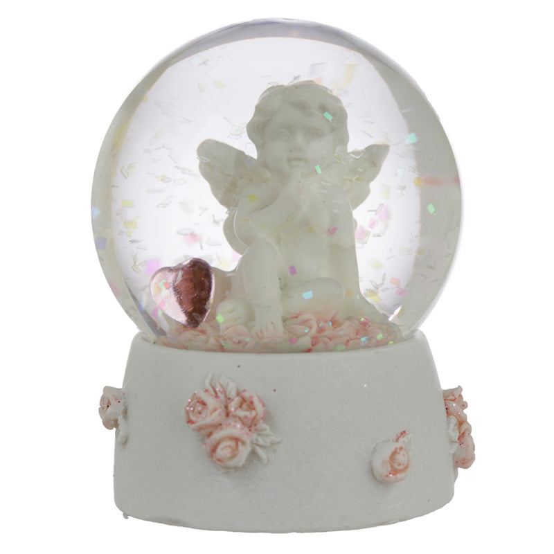 Collectable Peace of Heaven Cherub - Sweet Dreams Snow Globe