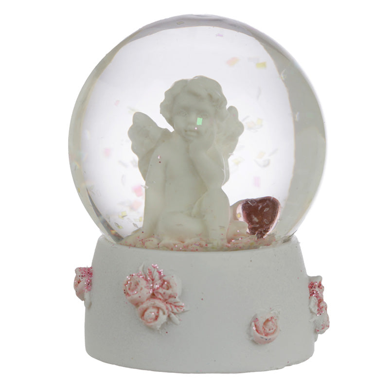 Collectable Peace of Heaven Cherub - Sweet Dreams Snow Globe