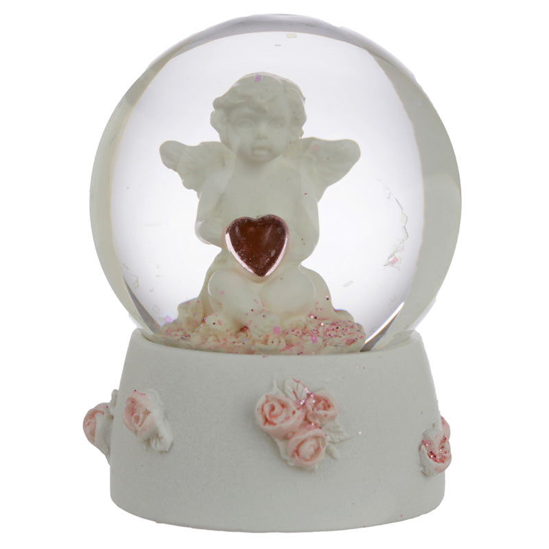 Collectable Peace of Heaven Cherub - Sweet Dreams Snow Globe