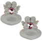 Collectable Peace of Heaven Cherub - Sweetheart Kisses Tea Light Candle Holder