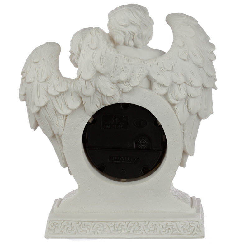 Peace of Heaven Cherub - Endless Love Mantle Clock