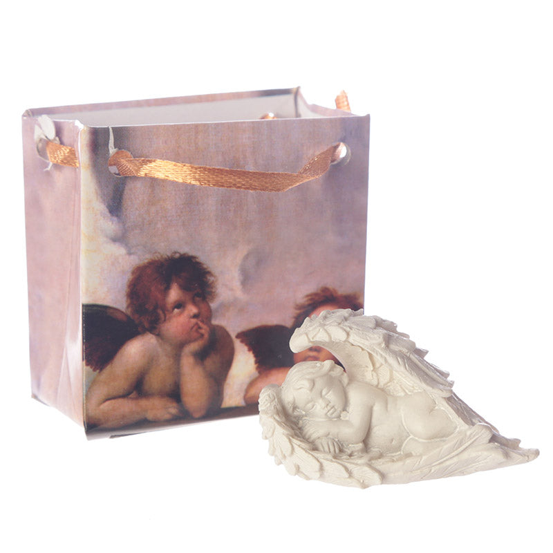 Cute Cherub in Wings Collectable in a Mini Gift Bag